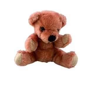 Vintage 1981 G.R. Dakin Plush Teddy Bear 6" Soft Stuffed Collectible Toy Retro